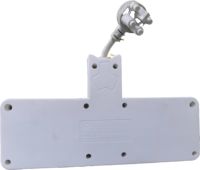 Multiprise universelle multifonction LONGNEW avec protection contre les surtensions, 4 prises, 3 ports USB, cordon d'extension de 2 m