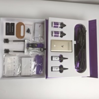Kit d'extensions capillaires v Light du fabricant avec connecteurs métalliques populaires et colle très forte