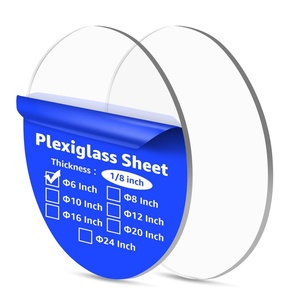<span class=keywords><strong>Plexiglás</strong></span> Laser Cut Round Circle 1/8 "Dia 3,5" <span class=keywords><strong>Discos</strong></span> acrílicos transparentes - Product Image 1