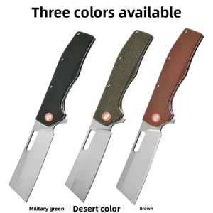 Cuchillo Plegable HK Flax955 Personalizable para Supervivencia al Aire Libre y Camping, Hoja Recta de Acero Inoxidable Tipo Sheepsfoot de 205 mm - Product Image 6
