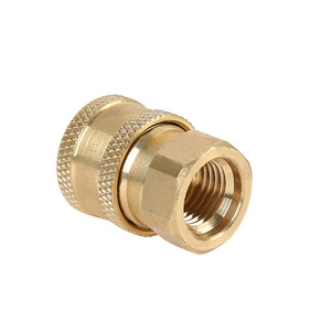 Conector hembra de conexión rápida de cobre puro con rosca M14 para limpiador de alta presión, accesorio para boquilla de desengrasado - Product Image 3