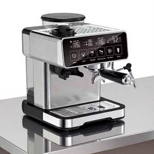 Machine à expresso semi-automatique professionnelle avec système de broyage commercial, fonction de pré-infusion, machine à café expresso électrique - Product Image 6