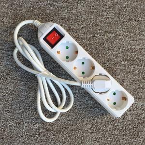 Europäischer Steckdosenleiste mit 3, 4, 5, 6 Steckplätzen und Schalter für Portugal, Ungarn, Spanien, Europäischer Standard Kabelleiste - Product Image 3