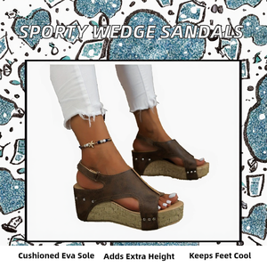 Sandali <span class=keywords><strong>con</strong></span> <span class=keywords><strong>Zeppa</strong></span> da Donna Sportivi in Pelle PU <span class=keywords><strong>con</strong></span> Punta Quadrata, Comodi, <span class=keywords><strong>con</strong></span> Chiusura a Fibbia, Traspiranti, <span class=keywords><strong>con</strong></span> Rialzo e Plateau, Stile Jelly - Product Image 2