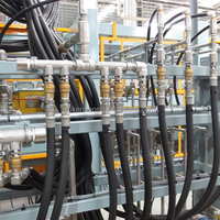 Tuyau hydraulique spiralé à 6 brins haute impulsion, très résistant, 420 bars, super haute pression pour plateformes de forage et machines minières