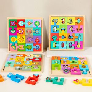 Rompecabezas de madera 3D para niños pequeños, 7 pulgadas, con bandeja, colores brillantes, clasificación de formas, rompecabezas de clavijas para niños de 3 a 5 años - Product Image 1