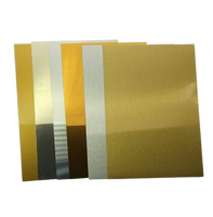 Plaque en aluminium pour sublimation Or Blanc Argenté pour signalétique, photos et récompenses Série 1000