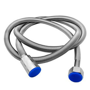 Manguera de ducha de acero inoxidable Zimanni, tubo metálico flexible de 1/2 pulgada para conexión de grifo de baño - Product Image 3