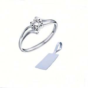 Logo personnalisé auto-adhésif étiquette de prix autocollant espace plié pour bijoux anneau étiquette de code à barres - Product Image 6