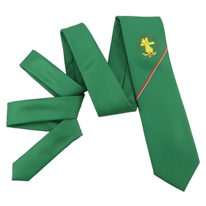 เนคไทผู้ชายแบบเป็นทางการ ผ้าโพลีเอสเตอร์ ลายปัก พร้อมเข็มทิศบนหน้าอก ดีไซน์เนคไท - Product Image 3