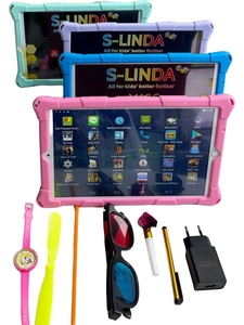 Tùy chỉnh 10.1 inch trẻ em Tablet PC 1080P Độ phân giải cho giáo dục pre-cài đặt trẻ em App 8 + 128GB Dung lượng bộ nhớ mới được sử dụng - Product Image 3