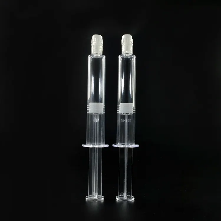 Empty clear 1ml 2ml 3ml 5ml 10ml screw syringe disposable injector