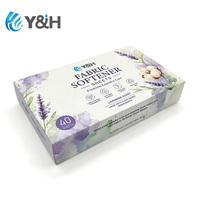 Lembaran Pelembut Pakaian Sekali Pakai Beraroma Lavender Ramah Lingkungan