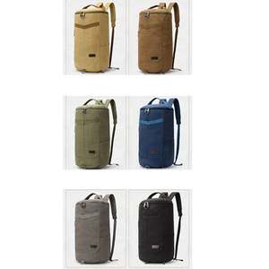 Unisex Canvas Laptop <b>Backpack</b> <b>Large</b> Size with USB Feature Custom Logo Fashionable Vintage Business Style for School Travel - Product Image 6