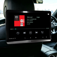 Moniteur d'appuie-tête arrière 11,6 pouces Android 13 IPS tactile pour voiture, écran d'affichage multimédia WIFI SD pour passagers