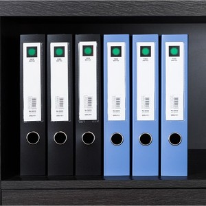 Deli A4 File <b>Box</b> 55mm Thick PP Material Office Organizer Blue Color Large Capacity Storage <b>Folder</b> - Product Image 2