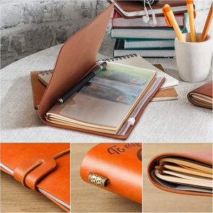 Diario de piel sintética Premium grabado con 140 páginas recargables, mensaje sincero, teléfono de viaje compacto de 7,9x4,1 pulgadas y tarjeta - Product Image 4