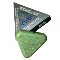 Savon Solide Naturel aux Herbes Vertes de Platycladus Usman pour Fixation Capillaire, Contrôle du Sébum et Élimination des Pellicules