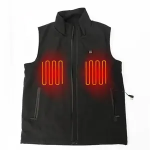 Usb Warmte Mannen Vrouwen Winter Outdoor Bergbeklimmen Camping Unisex 3 Warmte Niveau Warm Elektrische Oplaadbare Body Warmer Vest