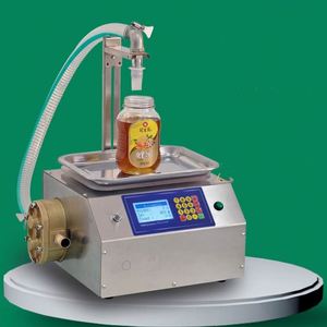 Machine de remplissage semi-automatique à grande capacité avec <span class=keywords><strong>pompe</strong></span> de pesage pour miel, pâte de sésame, huile comestible et liquides visqueux - Product Image 2