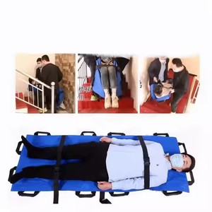 Camilla suave plegable portátil, 12 asas, Ayuda de nailon para pacientes para el hogar, lugares deportivos, Camping familiar, senderismo, seguridad para supervivencia - Product Image 4