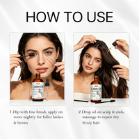 Huile de ricin noire biologique en gros, pressée à froid, pour la croissance des cils, des sourcils et des cheveux, et pour renforcer la ligne des cheveux