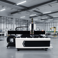 Nouvelle Conception Machine de Découpe Laser Fibre Combinée PlateTube 1530 avec Mandrin Rotatif pour la Découpe de Tôles et Tubes Métalliques