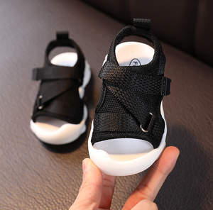 Chaussures de bébé de dessin animé, sandales d'été unisexes pour bébés et enfants, chaussures de plage pour filles de couleur unie, chaussures de plage pour bébés à semelle souple - Product Image 4