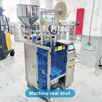 Machine à emballer les sachets de sauce chili entièrement automatique à grande vitesse machine à emballer la mayonnaise liquide verticale