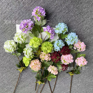 Fleurs artificielles en forme de boule de neige Jinxi, 70 cm, fleurs en soie, décoration de mariage, accessoire de décoration pour la maison - Product Image 1