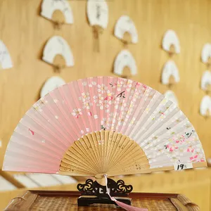 Promotion Custom Faltbare Faltbare Holz Handfan Custom Printed Personal isierte Bambus Hand Fan Japanische Hand Fan