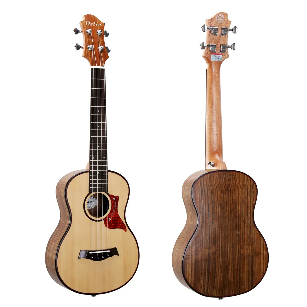 Toko Online Penjualan Laris Pabrik Grosir Ukulele 26 Inci Tali Nilon Logo Kustom Tenor Ukuran Ukulele dengan Atasan Cemara