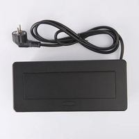 Prise de bureau escamotable haut de gamme de luxe, norme européenne, multiprise dissimulée 16A 250V USB Type-C pour la maison et le bureau