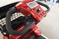 Quadricycle électrique biplace à moteur sans balais avec auvent, scooter à 4 roues pour seniors, capacité 300 kg, batterie au lithium