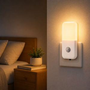 Motion <b>Sensor</b> LED Night <b>Light</b> 2700K Warm White 0.5W Plug In <b>Indoor</b> Lighting with ABS Housing OEM Customization - Product Image 6