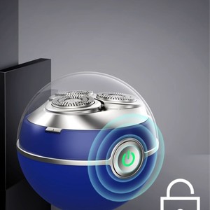 Afeitadora Eléctrica para Hombre AUX, Mini, Portátil, Recargable, Doble Cuchilla, Resistente al Agua IPX7, Color Azul Estrellado, Caja de Regalo - Product Image 2