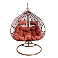 Vente en gros de meubles d'extérieur modernes de haute qualité, hamac, chaise avec support pour balcon et jardin, balançoire en rotin, œuf suspendu, un siège