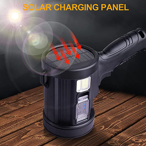 Projecteur LED portable rechargeable de type pistolet pour extérieur, lampe de patrouille, autonomie de 50 000 heures - Product Image 4