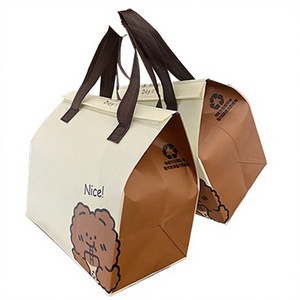 Empaque de Alimentos para Pizza de Alta Calidad con Logotipo Personalizado Impreso, 100% Tela No Tejida, Reutilizable, Reciclable, Biodegradable, Ecológico y Resistente a la Humedad - Product Image 4