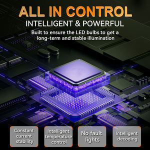 ไฟหน้ารถยนต์กำลังสูง 220W รุ่น K4 พร้อมเลนส์โปรเจคเตอร์ LED หลอดไฟหน้า LED H4 กันน้ำ สำหรับระบบไฟส่องสว่างในรถยนต์ - Product Image 4