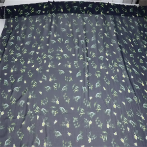 ชุดเดรสสำหรับผู้หญิงผ้าโปร่งทำจากผ้าไหมเนื้อนุ่มพิมพ์ลายดอกไม้นกพิราบอย่างสงบสไตล์หรูหรา - Product Image 2