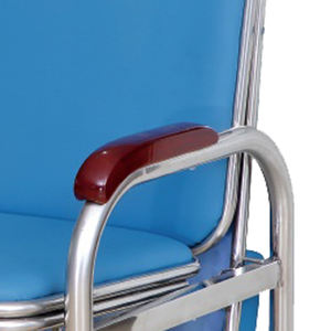 Chaise pliante <span class=keywords><strong>de</strong></span> <span class=keywords><strong>repos</strong></span> <span class=keywords><strong>de</strong></span> lit <span class=keywords><strong>de</strong></span> mousse <span class=keywords><strong>de</strong></span> sommeil MN-PHY002 d'hôpital chaise d'accompagnement médicale pliable mobile d'hôpital - Product Image 3