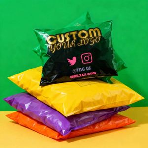 Custom <b>Printed</b> Eco Mailer Bag Plant Based Poly Mailer Envelope Courier Package Bag Envelope Polymailer Bag for <b>Clothes</b> - Product Image 1