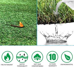 Alfombra de <span class=keywords><strong>césped</strong></span> artificial con mechones a máquina, alfombra de <span class=keywords><strong>césped</strong></span> sintético realista para jardín interior/exterior, <span class=keywords><strong>césped</strong></span> <span class=keywords><strong>natural</strong></span> para el hogar para cubierta al aire libre - Product Image 3