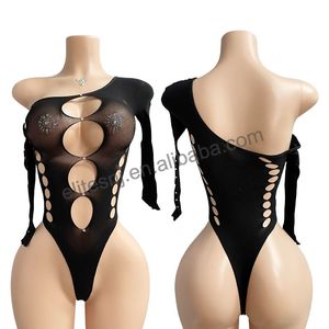 ELITES Vente en gros Vêtements de danse exotique Tenues de strip-teaseuse Prix réduit Tenues de <span class=keywords><strong>spectacle</strong></span> de chevaux fous Résille Vêtements de danse exotique - Product Image 3