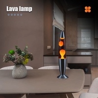 Lampe de table en cire de lave volcanique, décoration créative, lampe de nuit méduse, lumière de table incandescente anti-éblouissement