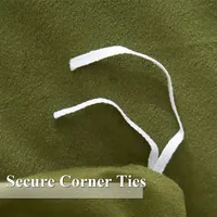 Haute qualité velours reine couette 3 pièces Ultra doux ensemble de literie uni housse de couette lit
