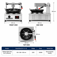Machine de cuisson automatique à huit griffes pour table, wok électrique à induction pour restaurant et cuisine commerciale – Achat unique