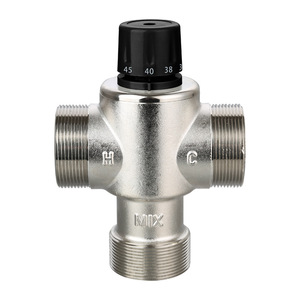 3/4 inch DN20 Nickel plated Brass tĩnh nhiệt trộn van phong cách hiện đại nhiệt cho phòng tắm căn hộ cho năng lượng mặt trời nóng - Product Image 3