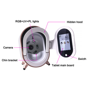 Analisador mágico para cuidados com a pele, espelho mágico, rgb, uv, pl, 3d, analisador de pele facial - Product Image 4